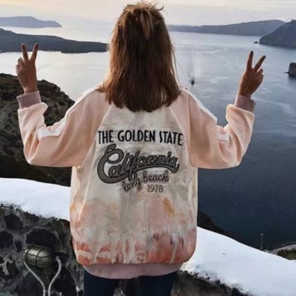 Zara Jackets & Blazers - {Zara} Long Beach Bomber Jacket